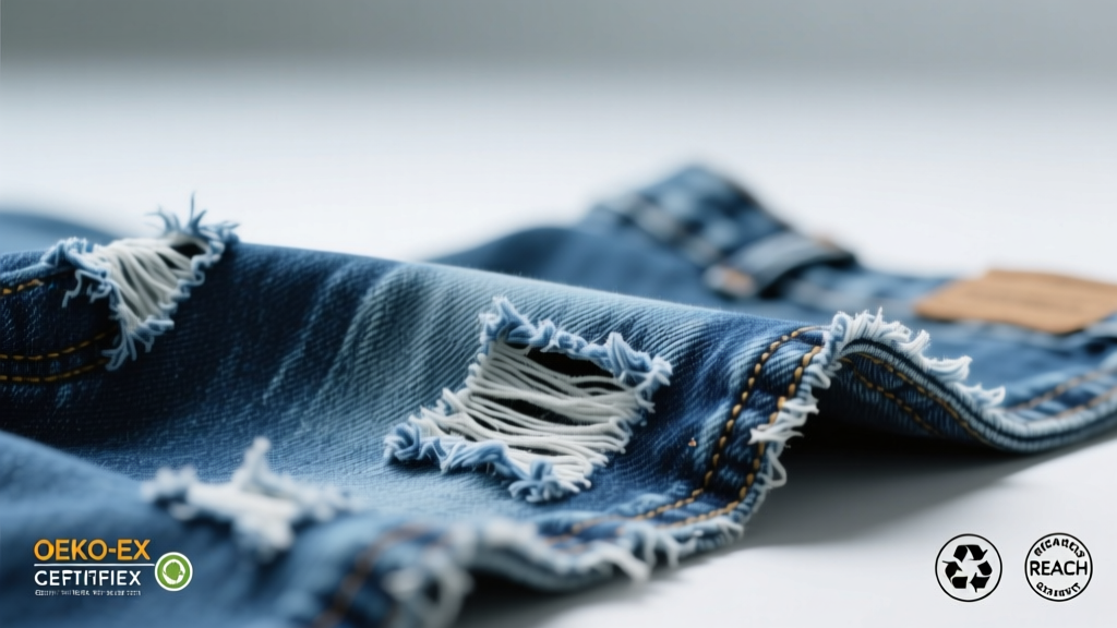 Distressed Denim Material: Safety, Compliance & Sustainability