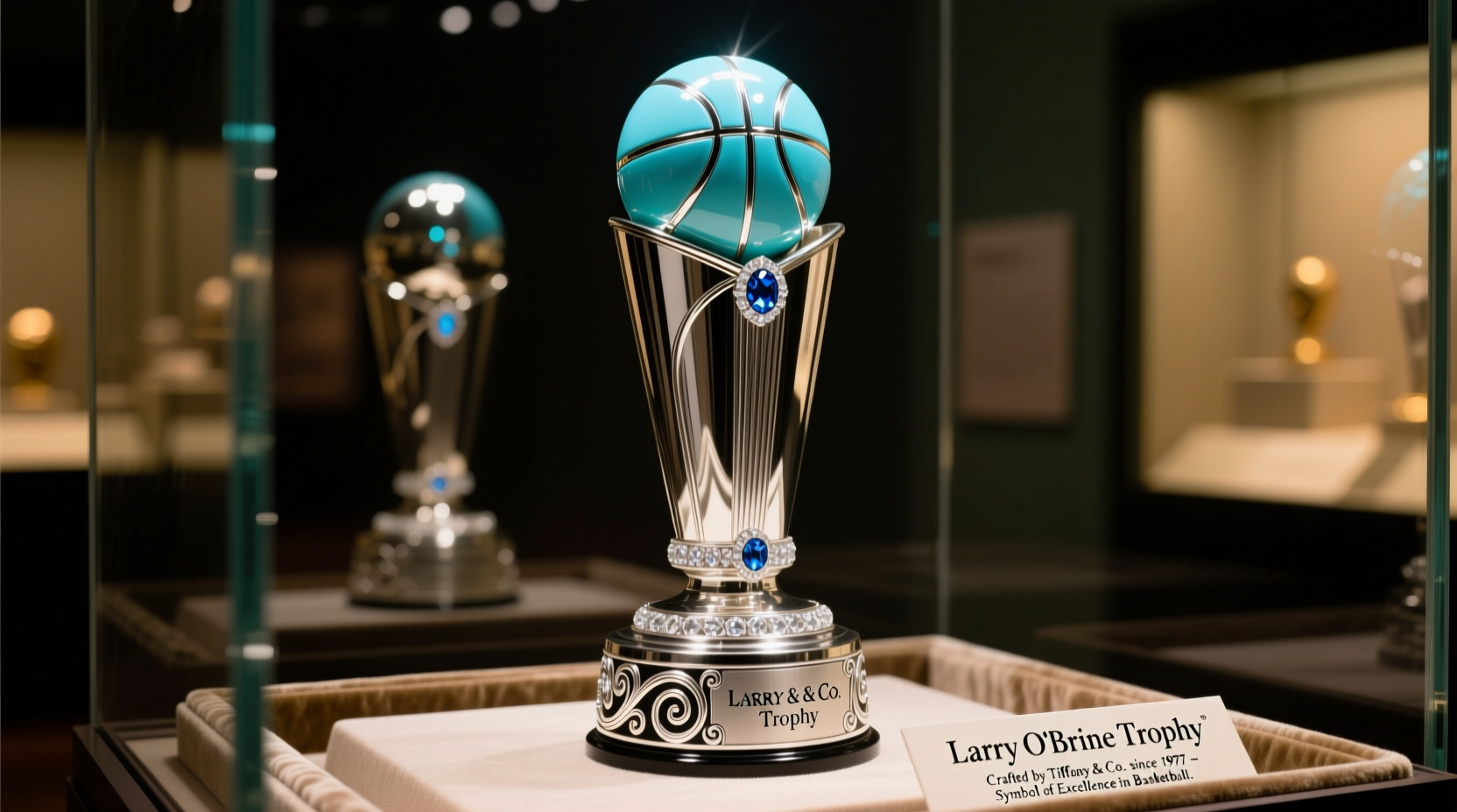larry obrien championship trophy made by tiffany co