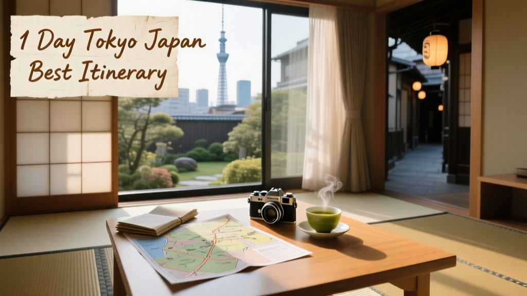 1 Day Tokyo Japan Best Itinerary: A Realistic, Logistically Optimized Tour for First-Time Visitors