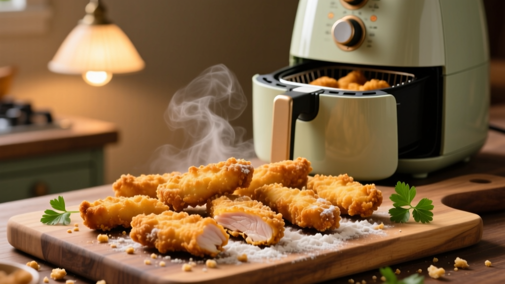 Air Fryer Flour-Coated Chicken Tenders: Crispy Every Time