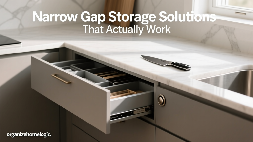 Narrow Gap Storage Solutions That Actually Work