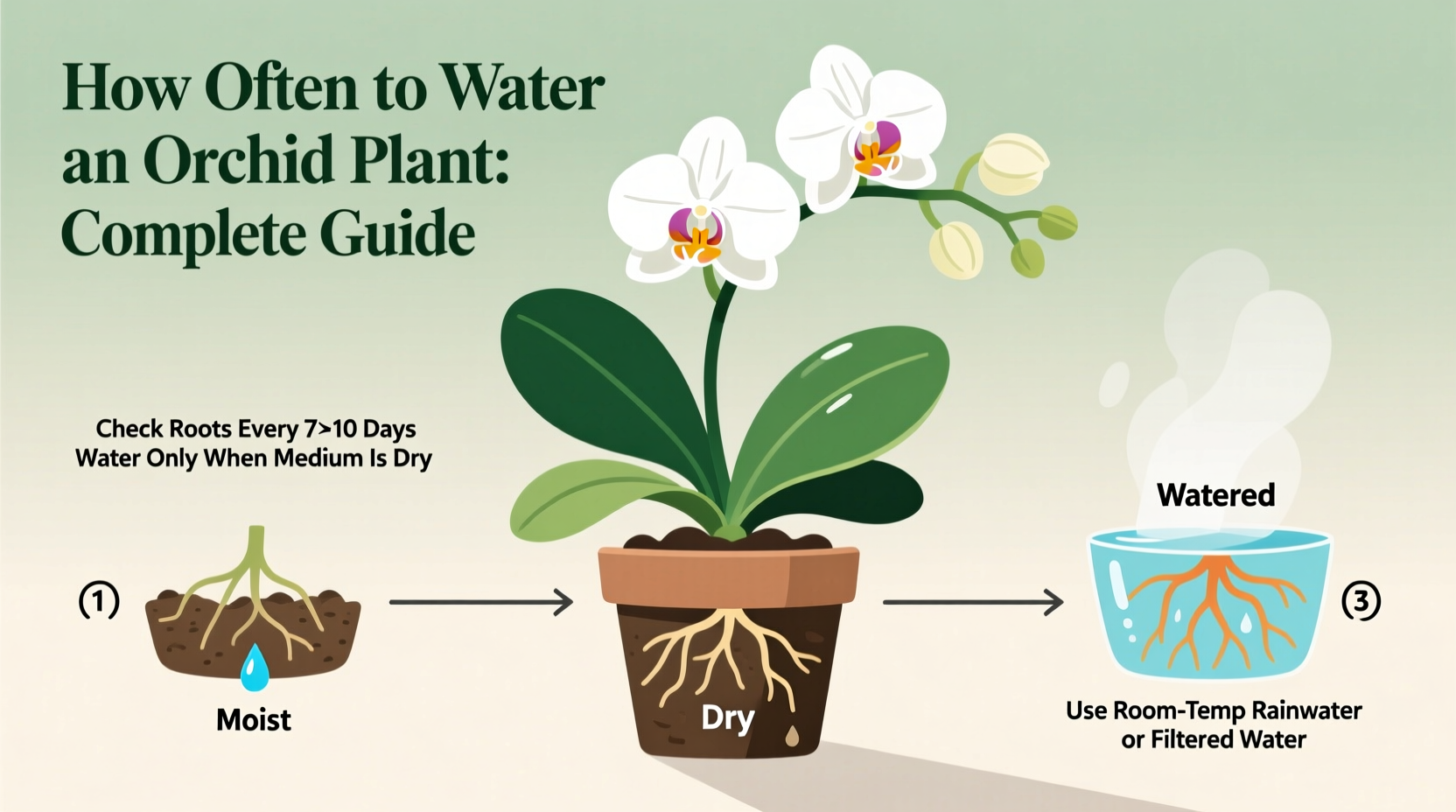How Often Do I Water An Orchid Plant