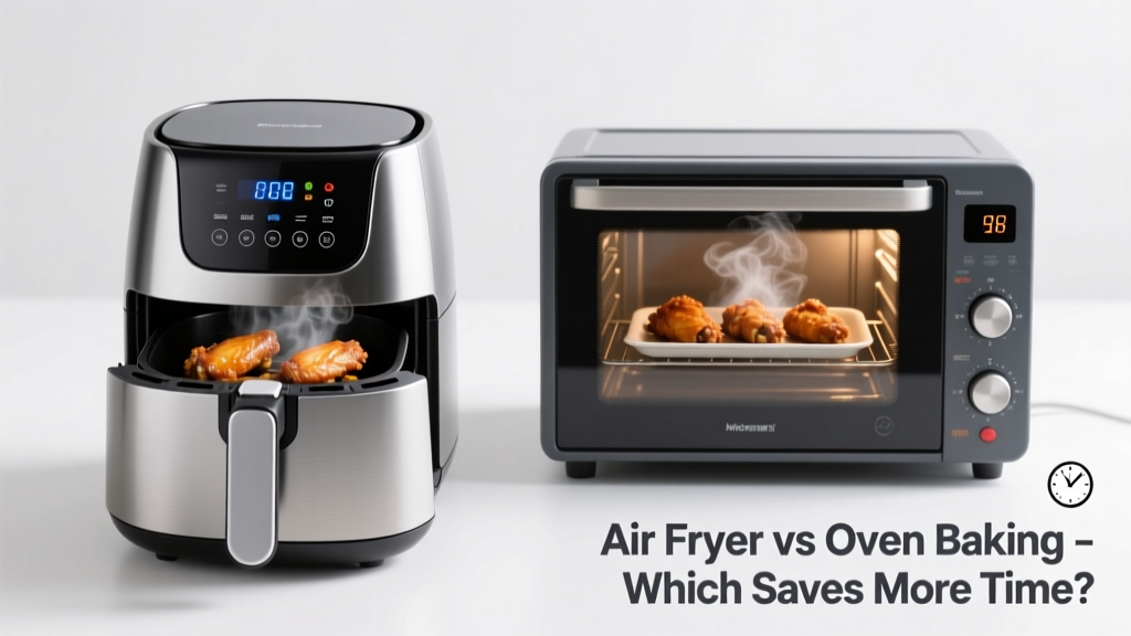 Air Fryer vs Oven Baking: Which Saves More Time & Oil?