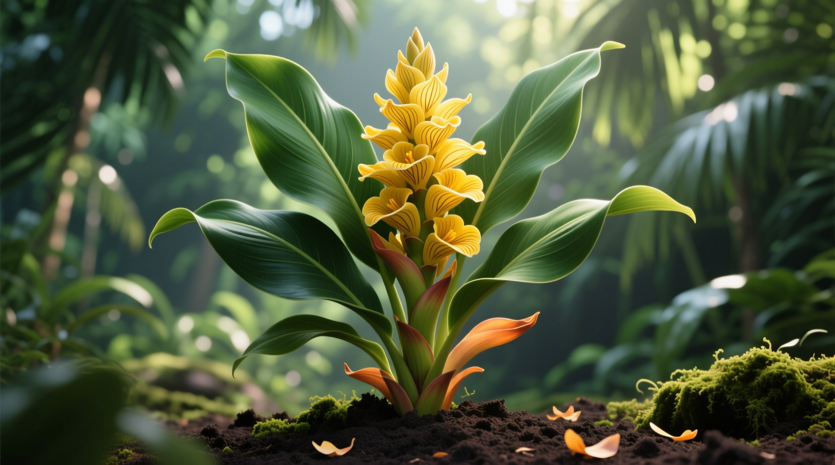 flower turmeric plant