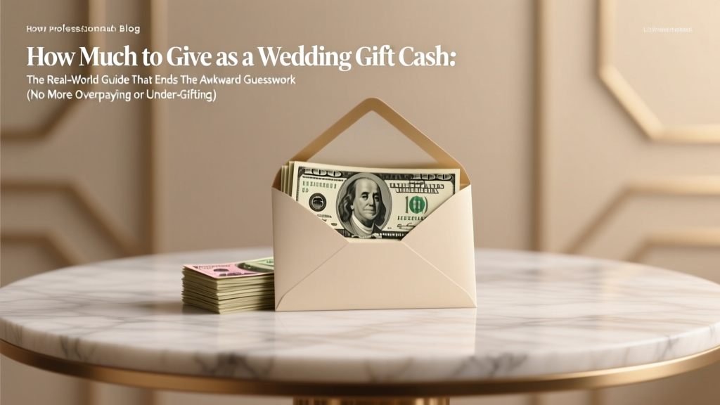 Wedding Gift Cash: How Much to Give (2026)