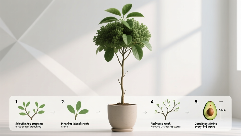 Avocado Pruning: 5 Science-Backed Steps for Bushiness