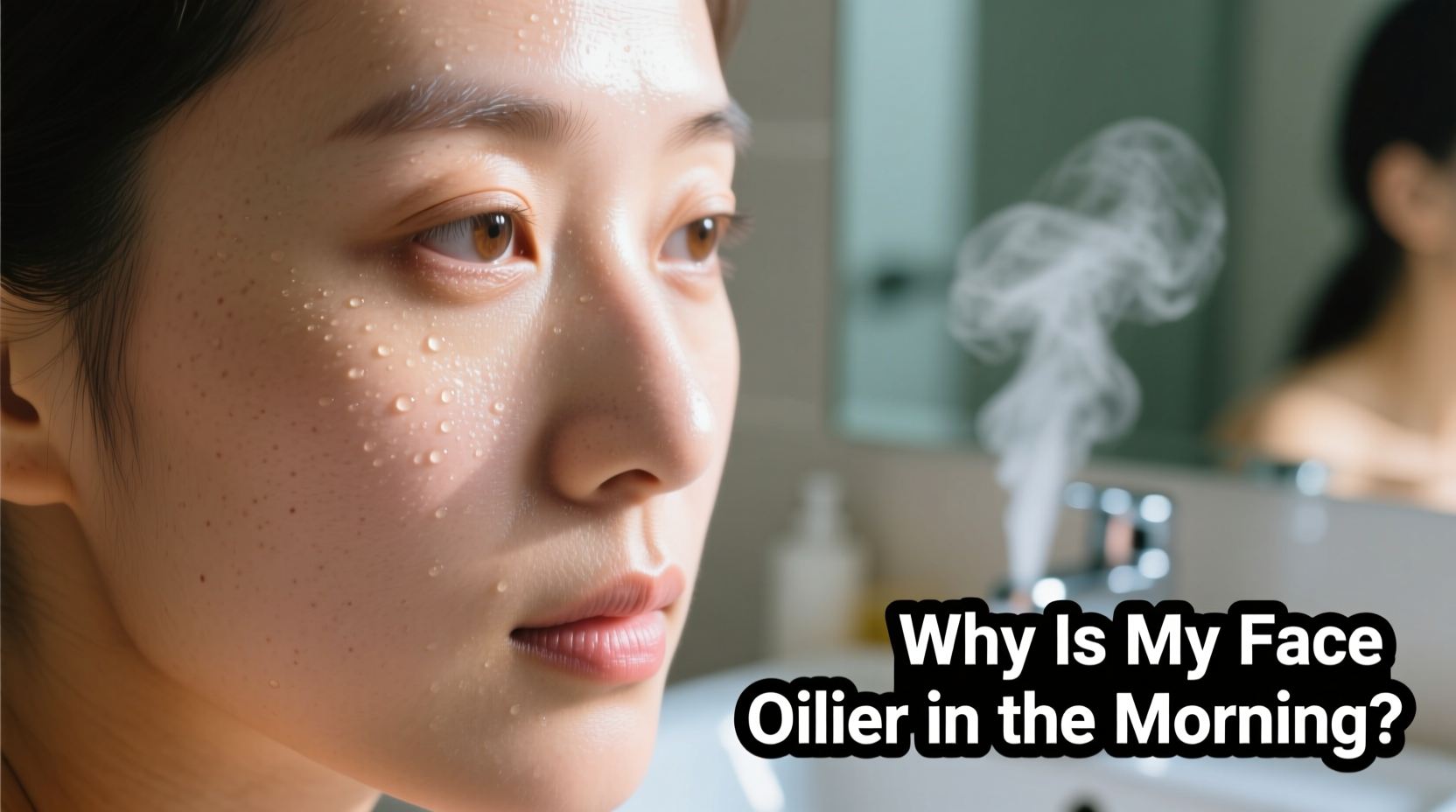 why is my face oilier in the morning and how to control it