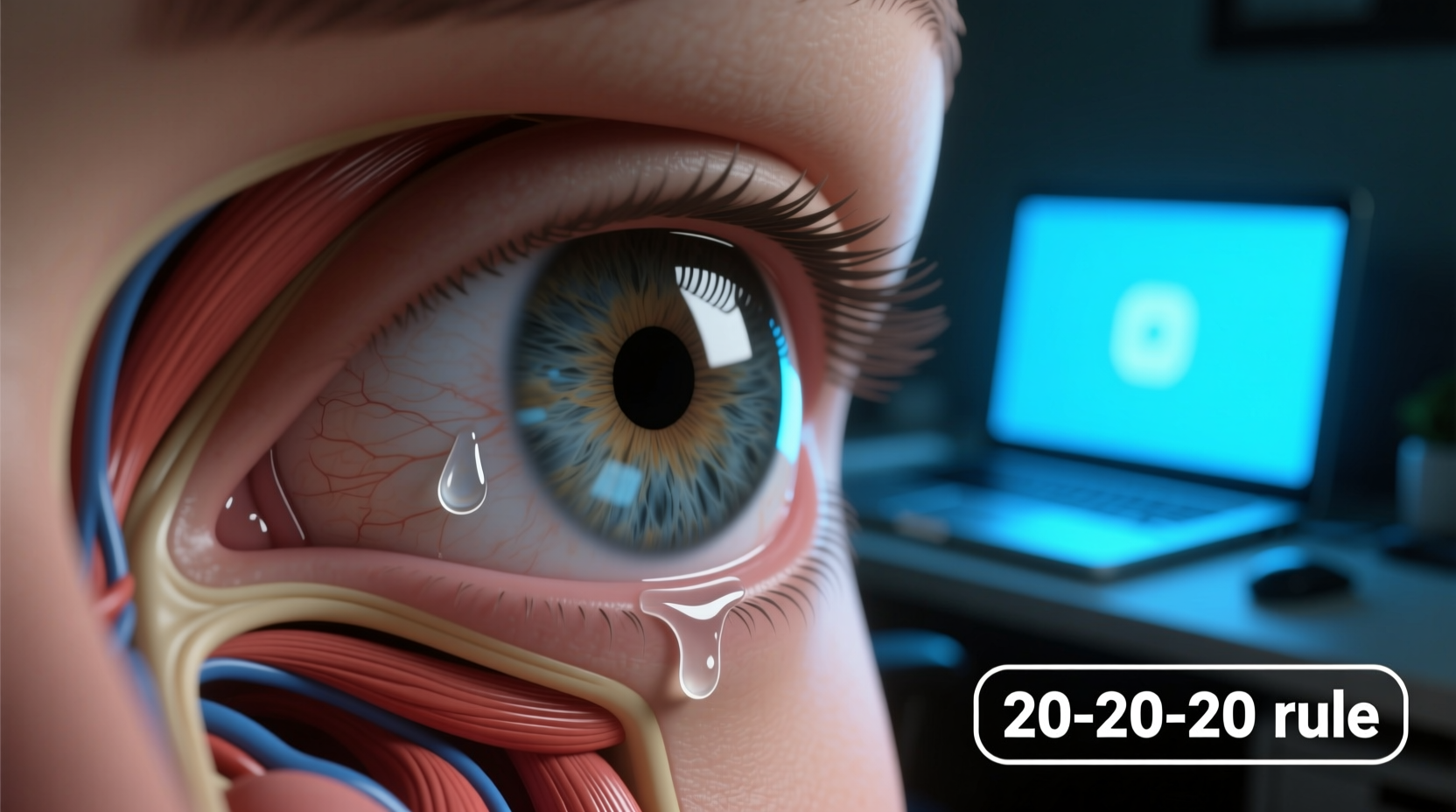 why does my vision go blurry after staring at screens and fixes