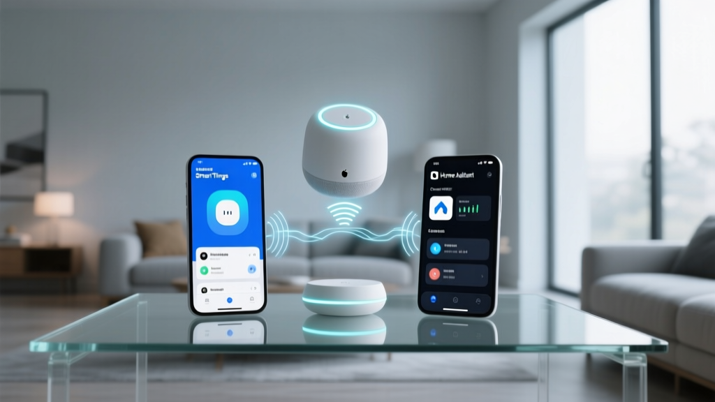 Smart Home Hub App Setup: SmartThings vs Home Assistant