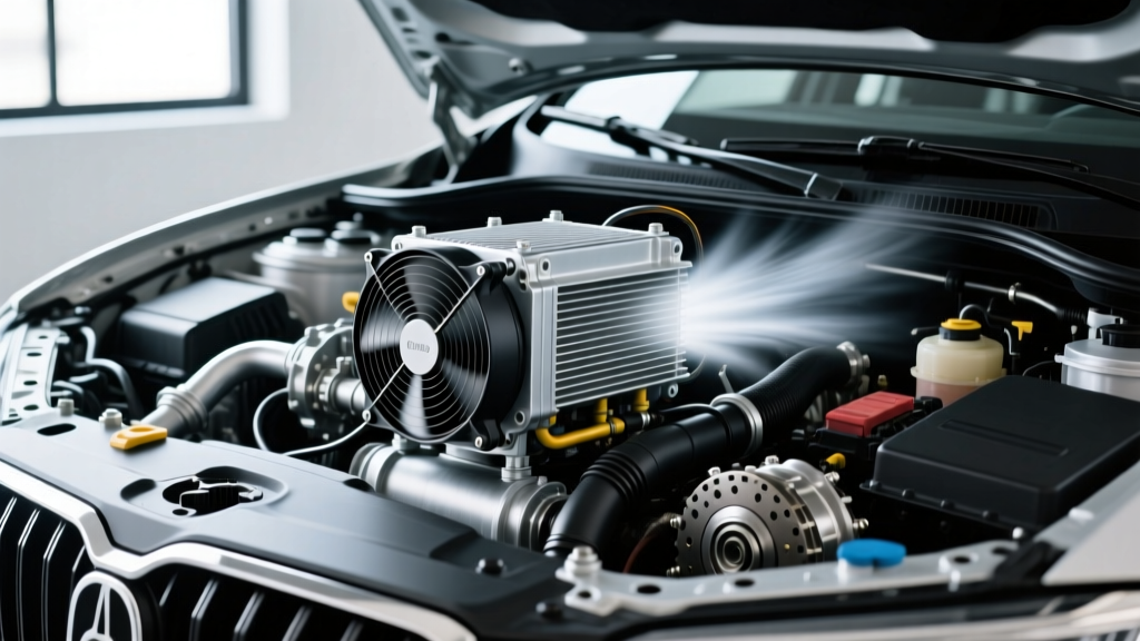 Fan Cooled Transmission Cooler Setup for Hot Climate Driving