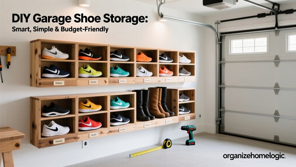 DIY Garage Shoe Storage: Smart, Simple & Budget-Friendly