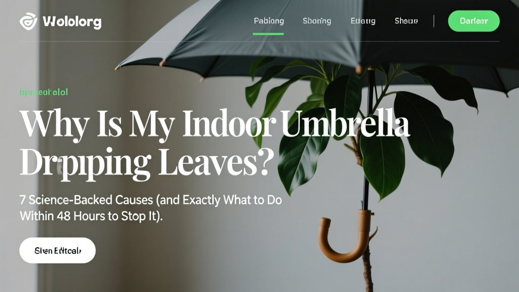 Umbrella Plant Dropping Leaves? 7 Causes & Fixes