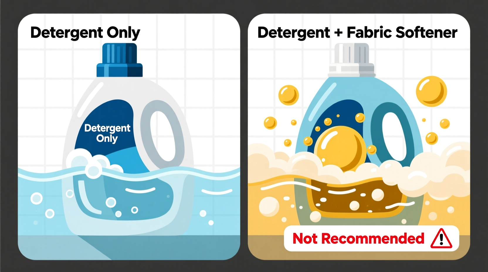 Is It Okay To Mix Fabric Softener With Detergent And What Happens