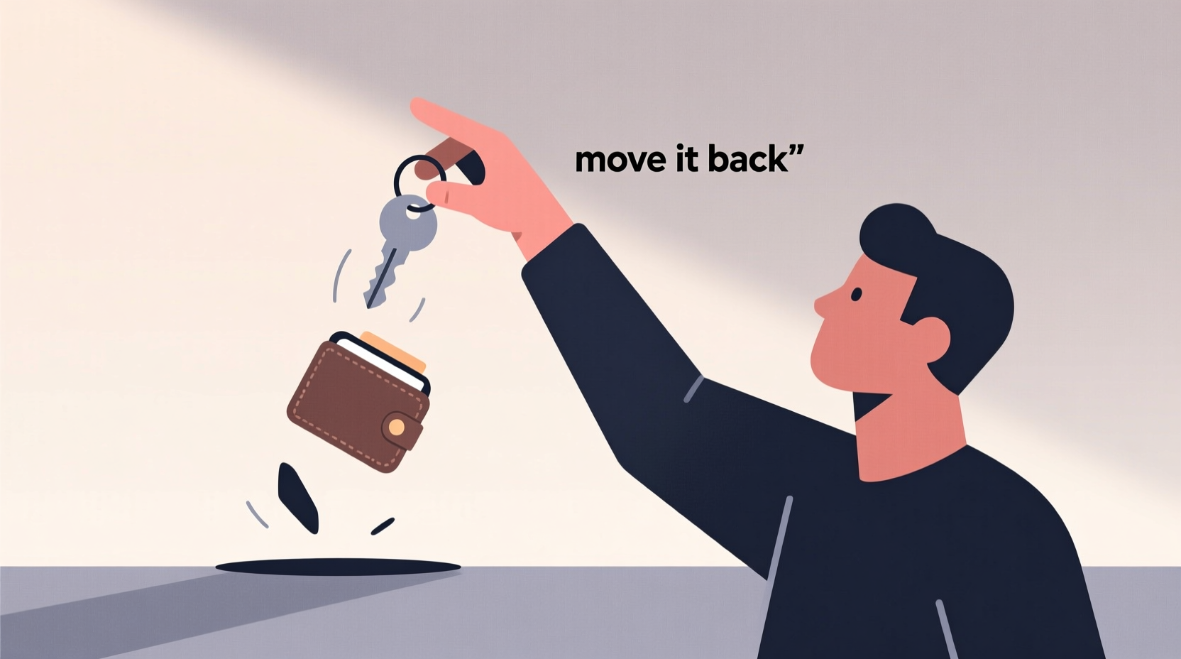 keep yourself from losing stuff with the move it back