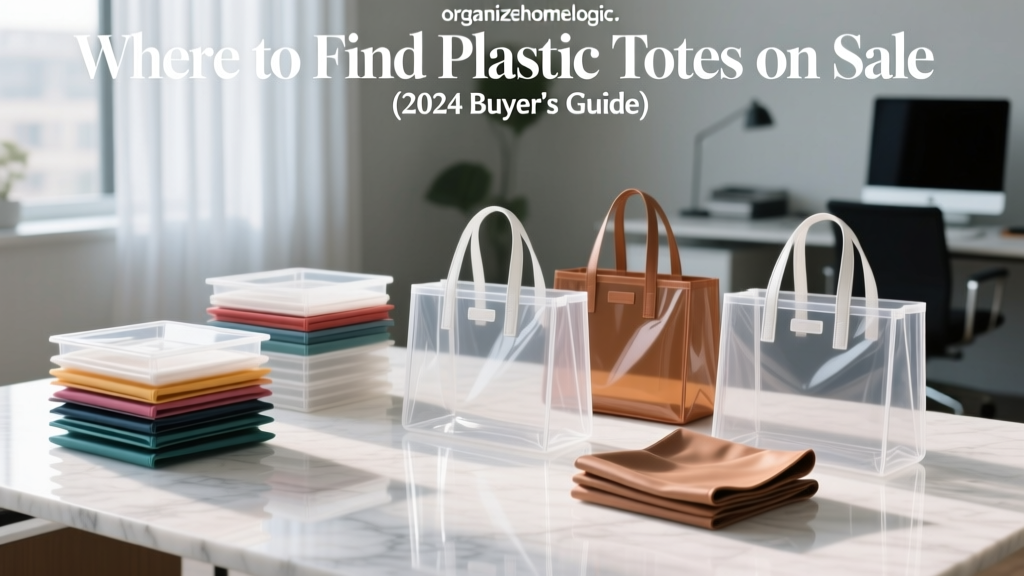 Where to Find Plastic Totes on Sale (2024 Buyer's Guide)