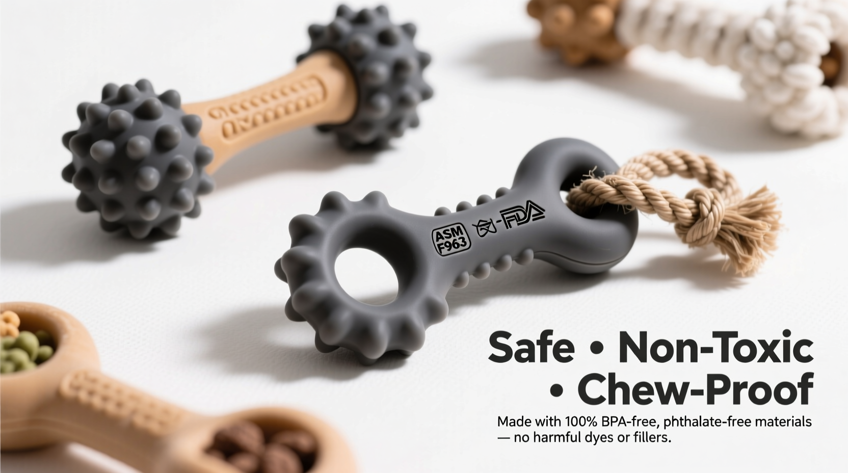 best non toxic toys for chew happy puppies safe materials explained