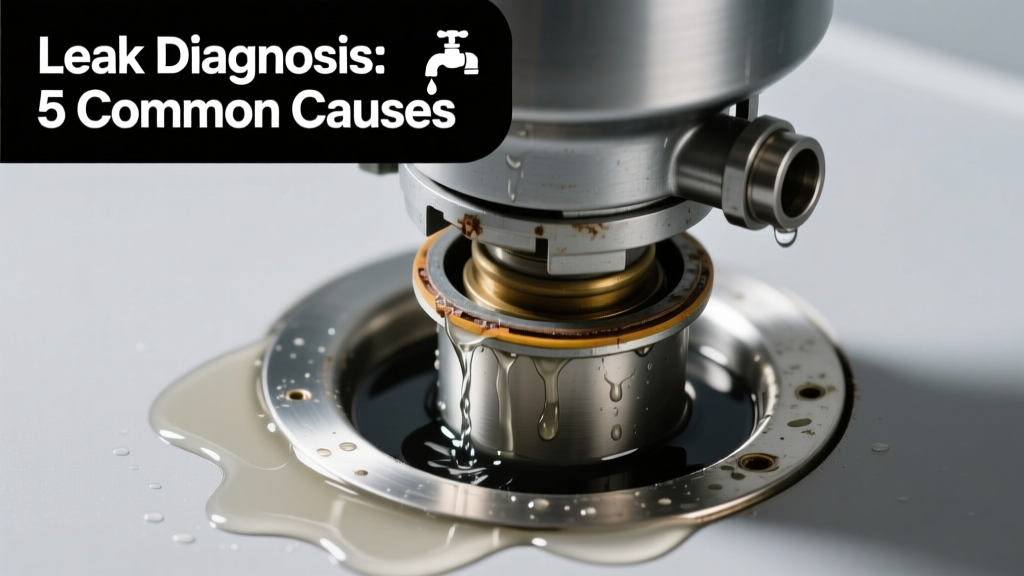 Garbage Disposal Leaking Water: Quick Diagnosis Guide