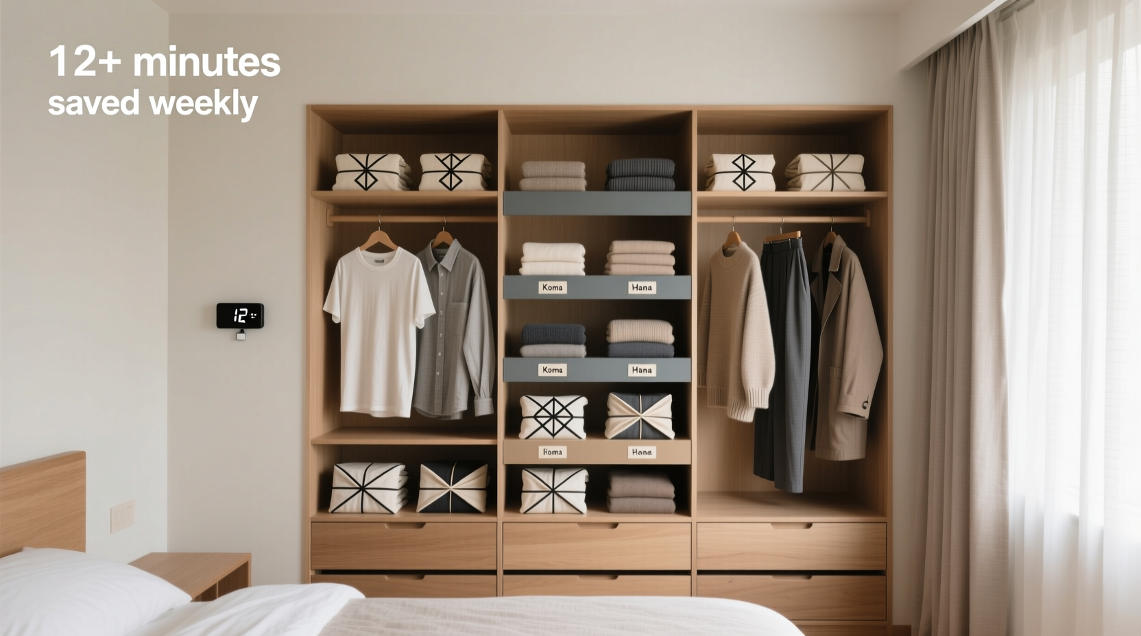 closet organization tips item minimalist wardrobe with furoshiki