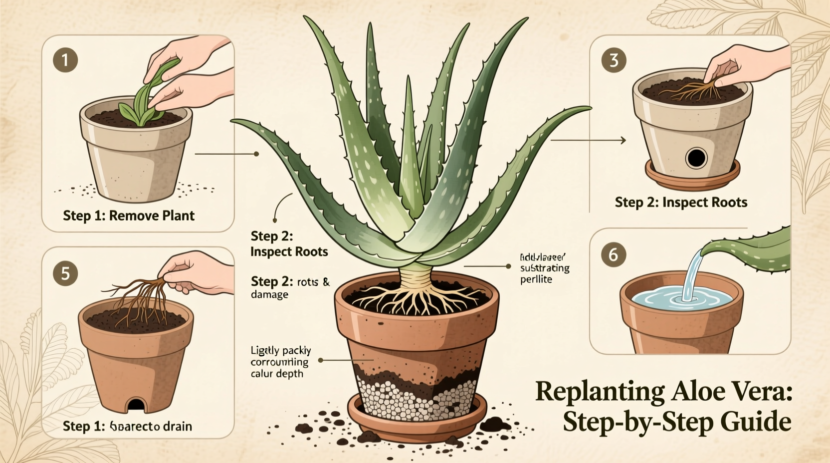 How To Replant Aloe Vera Plant