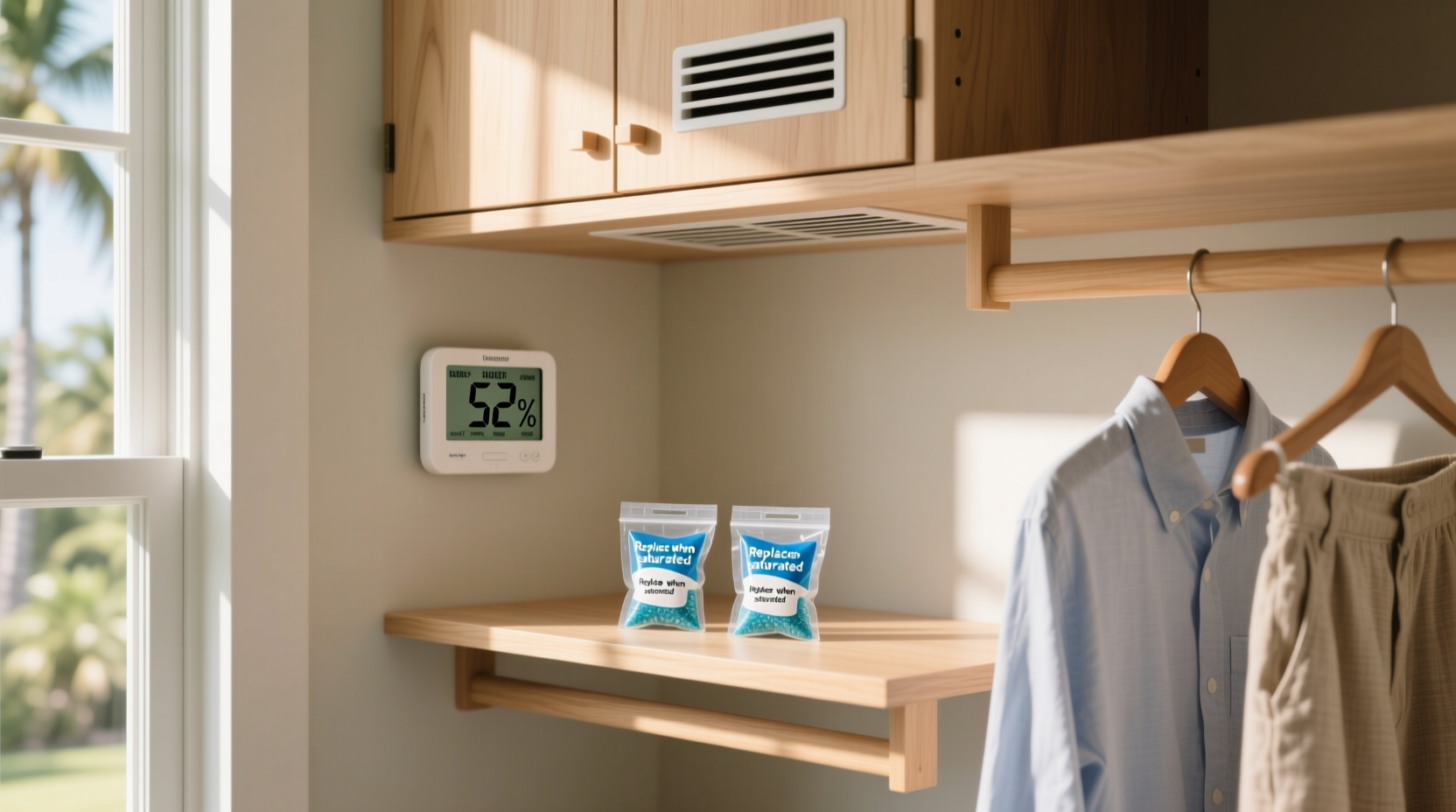 closet humidity monitor necessary in coastal florida