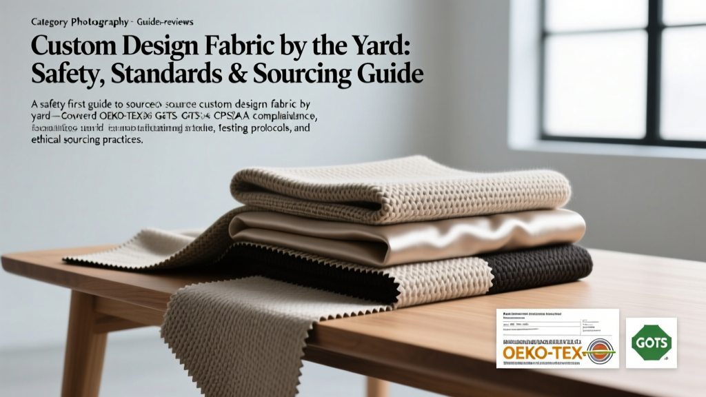 Custom Design Fabric by the Yard: Safety, Standards & Sourcing Guide
