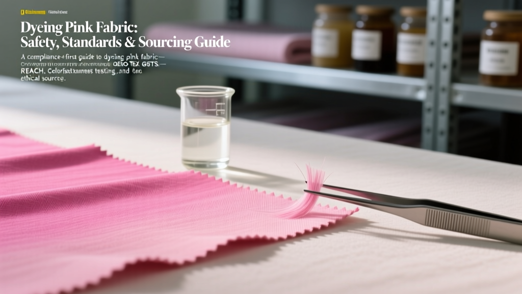 Dyeing Pink Fabric: Safety, Standards & Sourcing Guide
