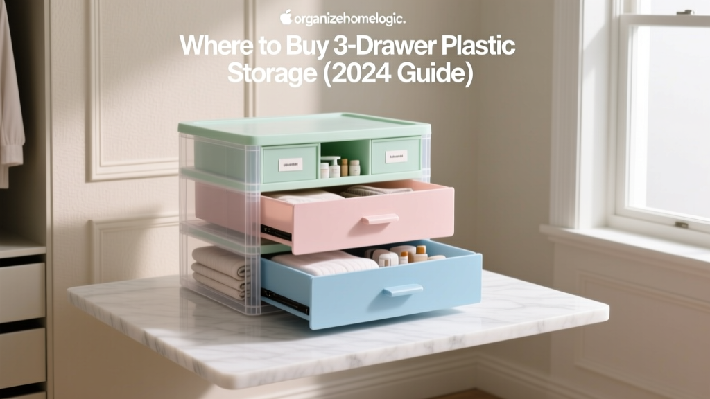 Where to Buy 3-Drawer Plastic Storage (2024 Guide)
