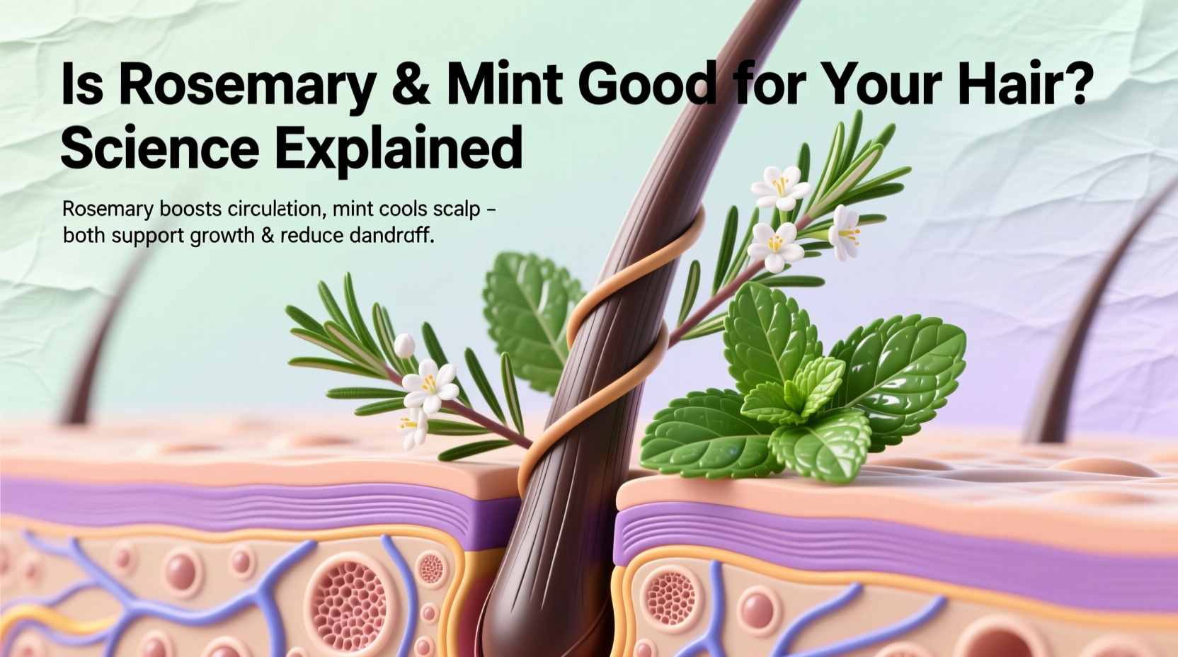 5 Hair Benefits of Rosemary & Mint | TheHomeSprouts