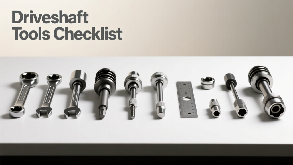 Driveshaft Tools Checklist: Essential Equipment for Precision Driveshaft Service