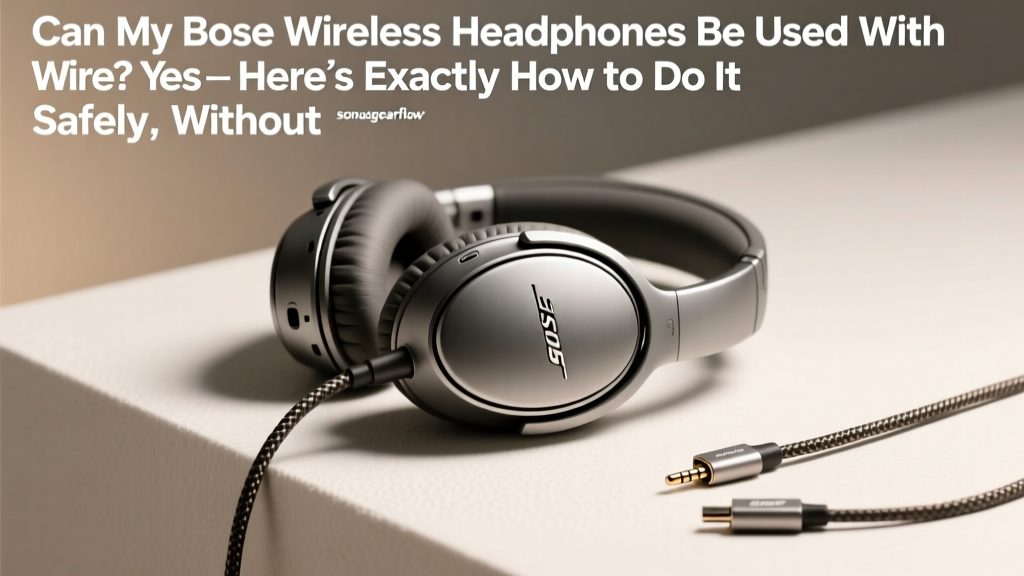 Bose Wireless Headphones: Wired Mode & Models (2026)
