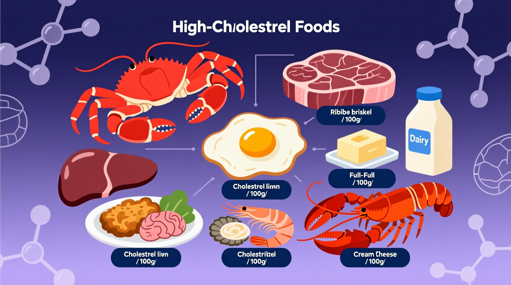 High Cholesterol Foods: Science-Based Dietary Guide