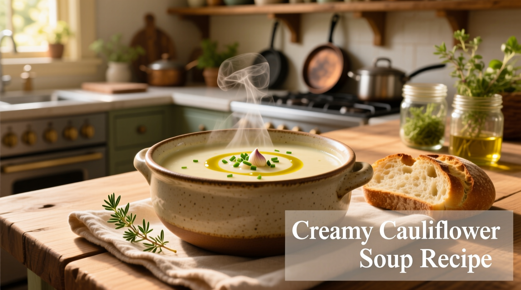 Perfect Creamy Cauliflower Soup Recipe in 30 Minutes