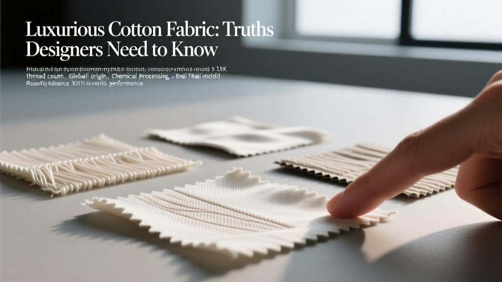 Luxurious Cotton Fabric: Truths Designers Need to Know