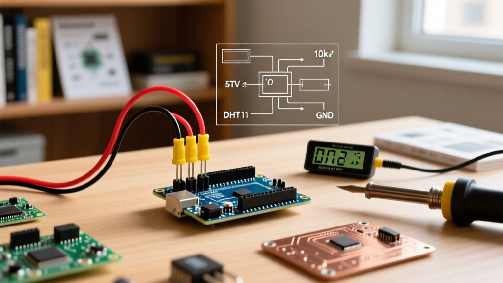 DHT11 Sensor Arduino Tutorial: Wiring, Code & Edge Cases