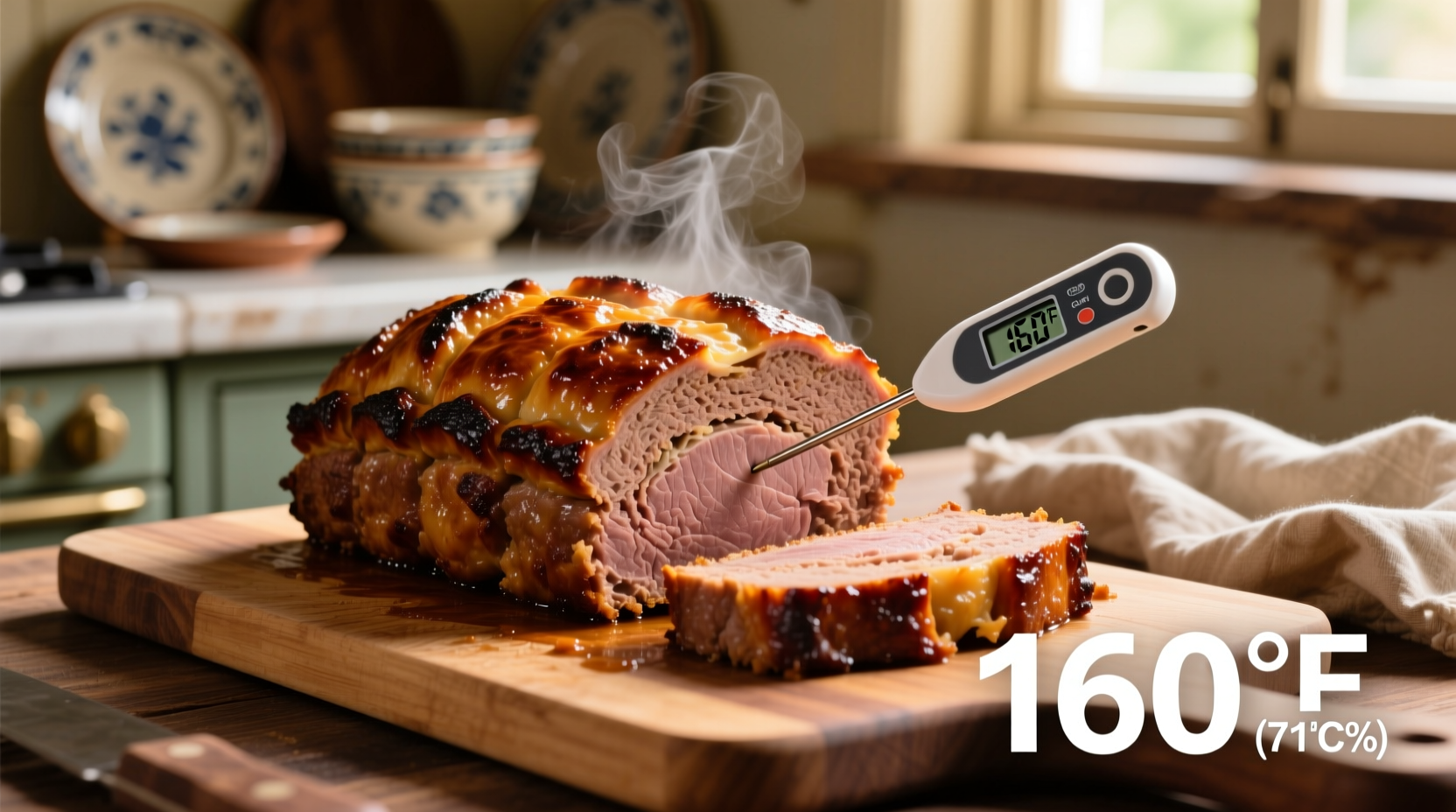 what temp should meatloaf be cooked to