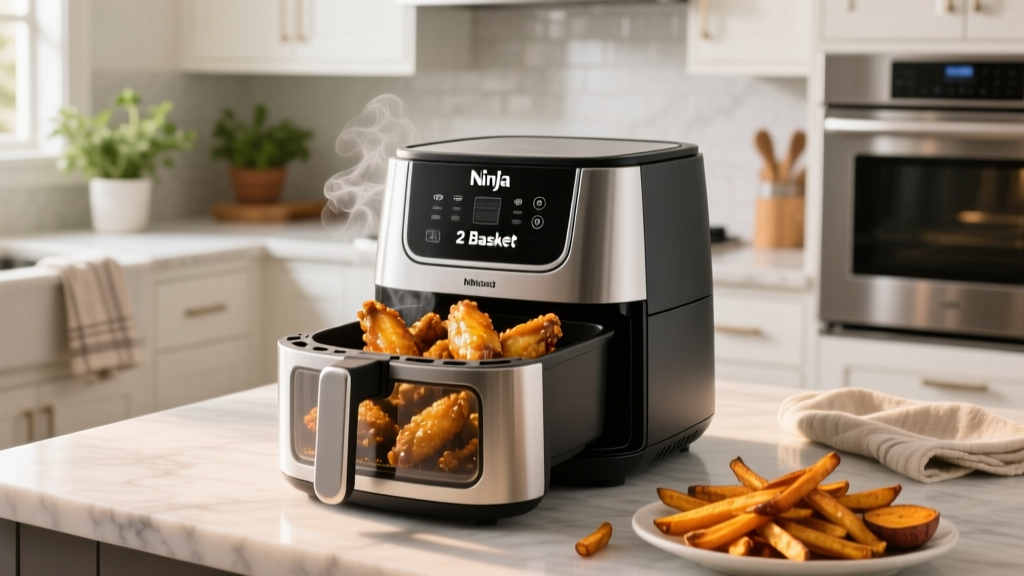 Ninja Foodi 2 Basket Air Fryer Explained
