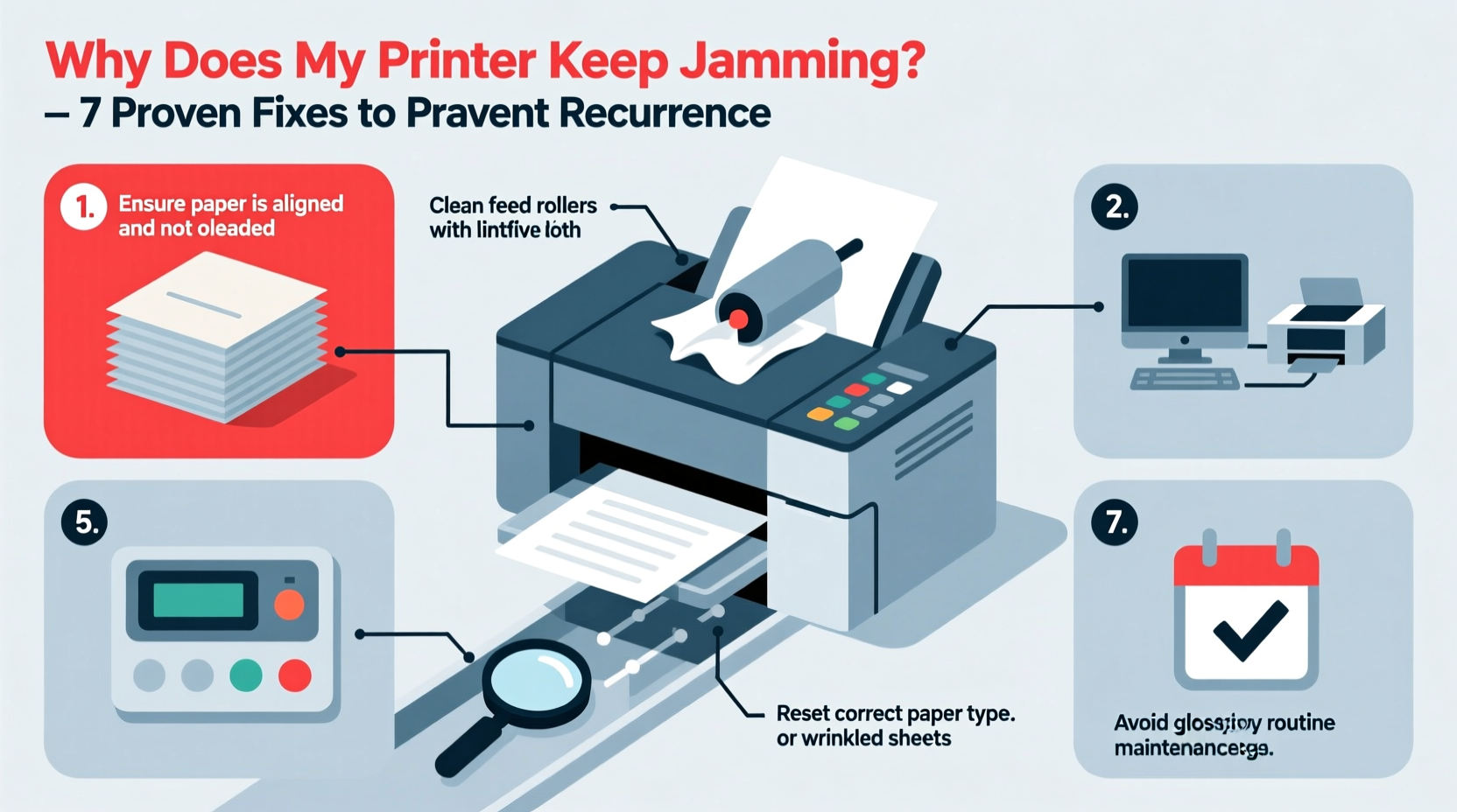 why does my printer keep jamming paper feed fixes that prevent recurrence