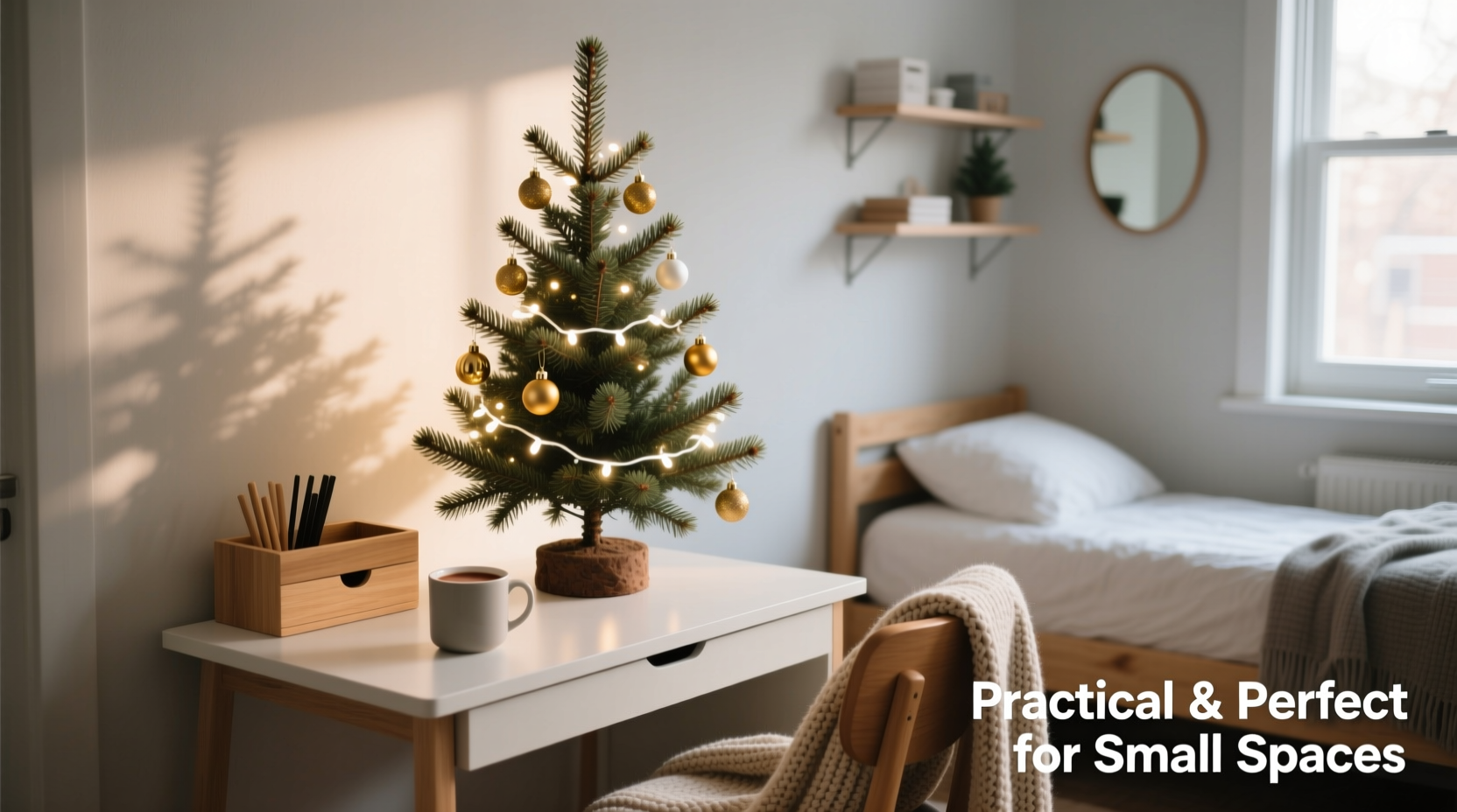 is a tabletop christmas tree practical for dorm rooms and tiny spaces