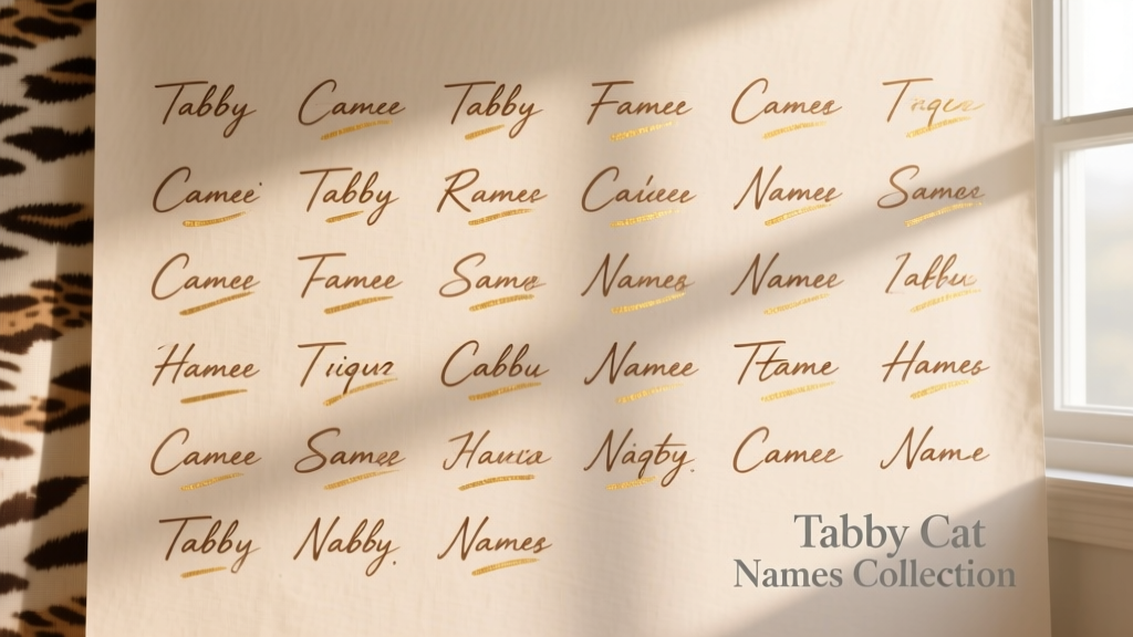 167 Tabby Cat Names for Your Patterned Pal