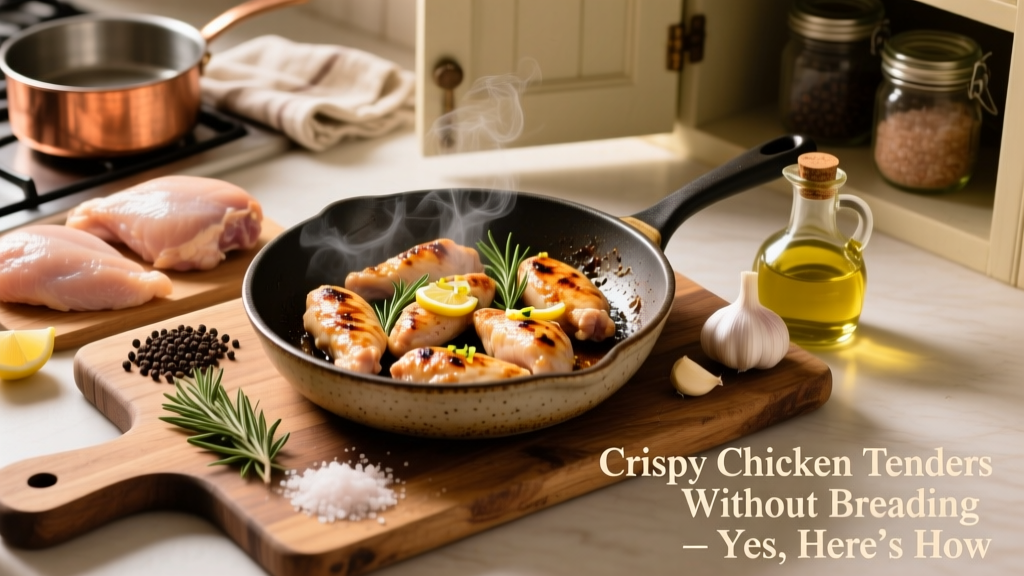 Crispy Chicken Tenders Without Breading? Yes—Here’s How