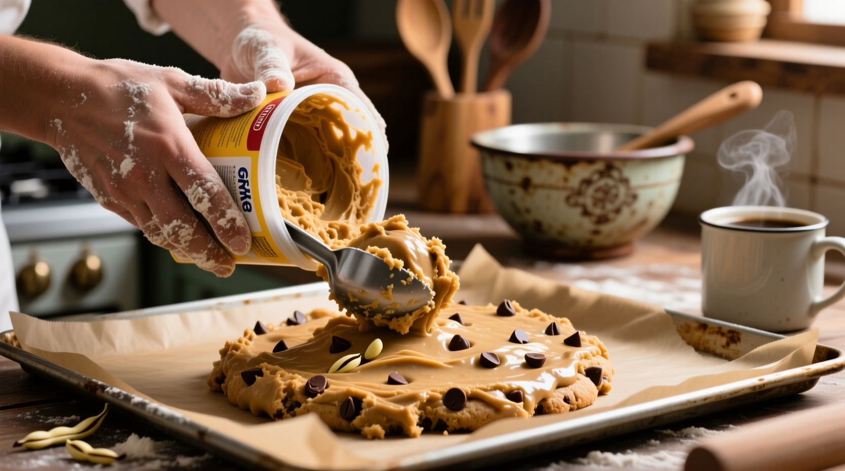 make cookies from cake mix