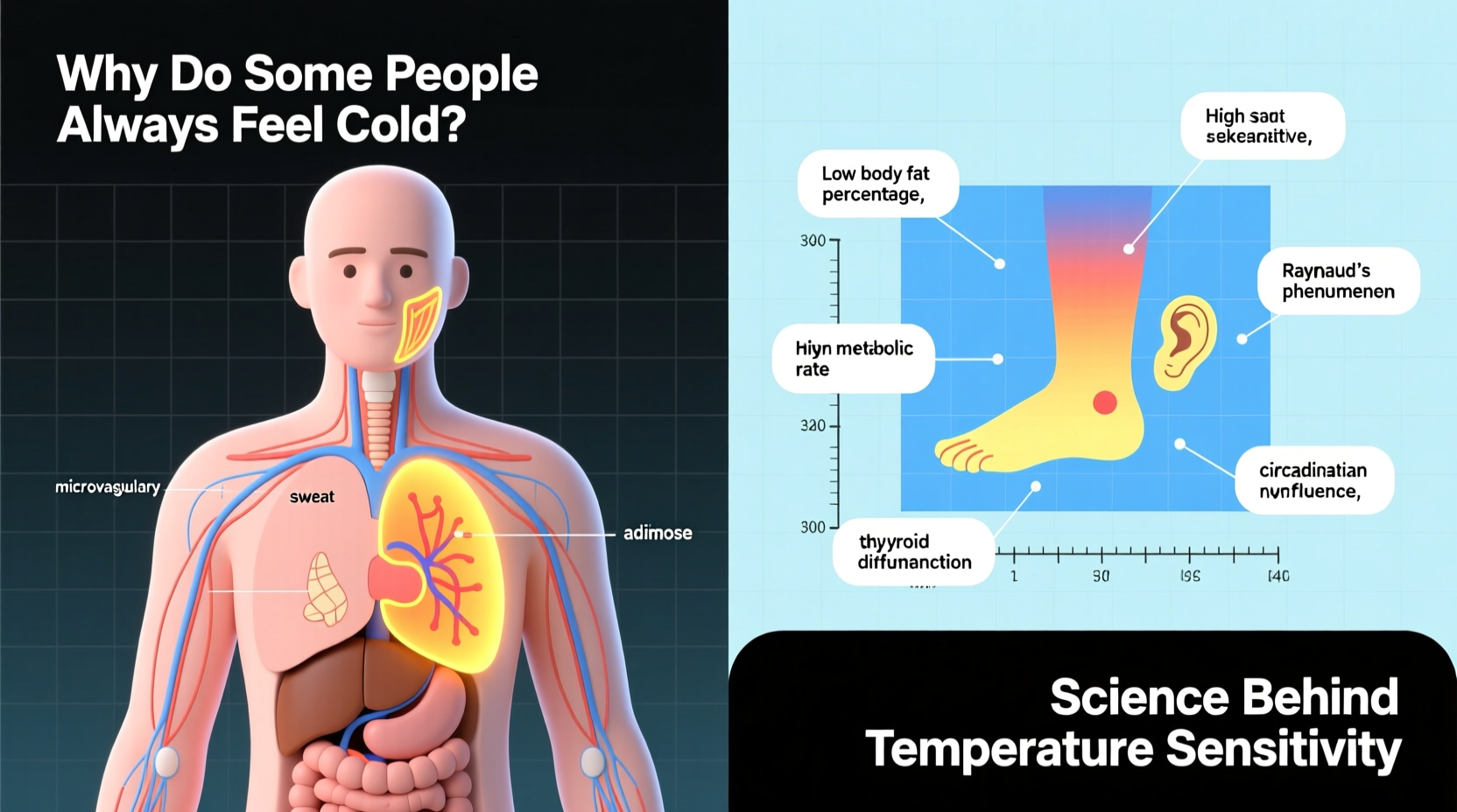 why is my roommate always cold science behind temperature sensitivity