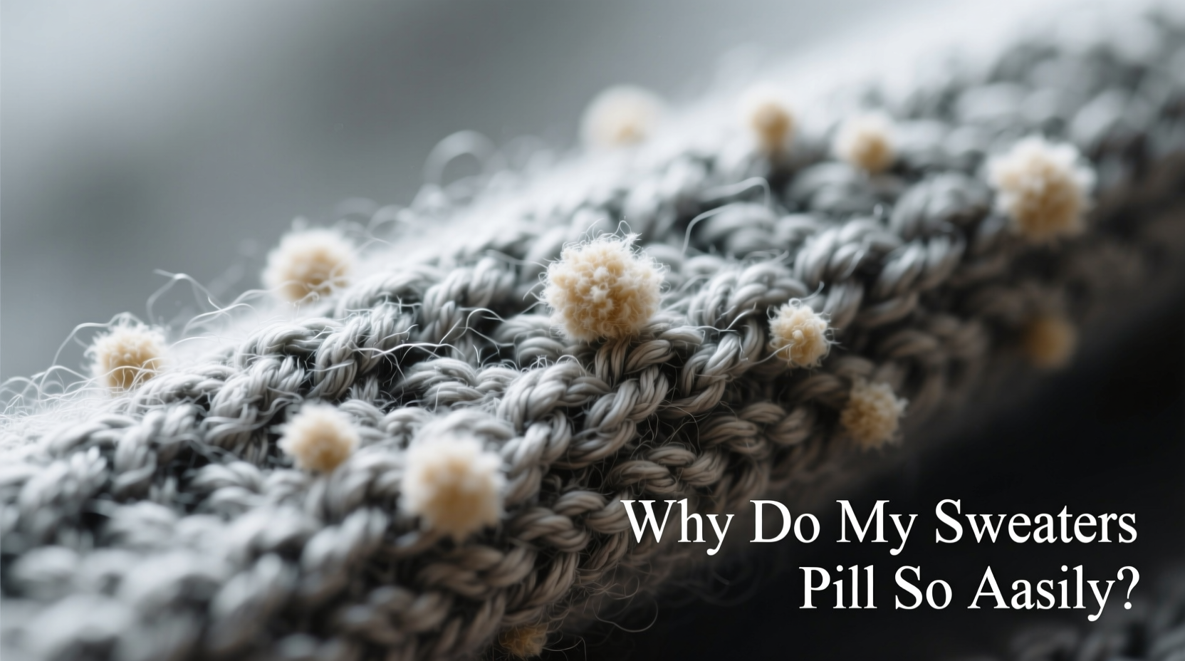 why do my sweaters pill so easily even when hand washed