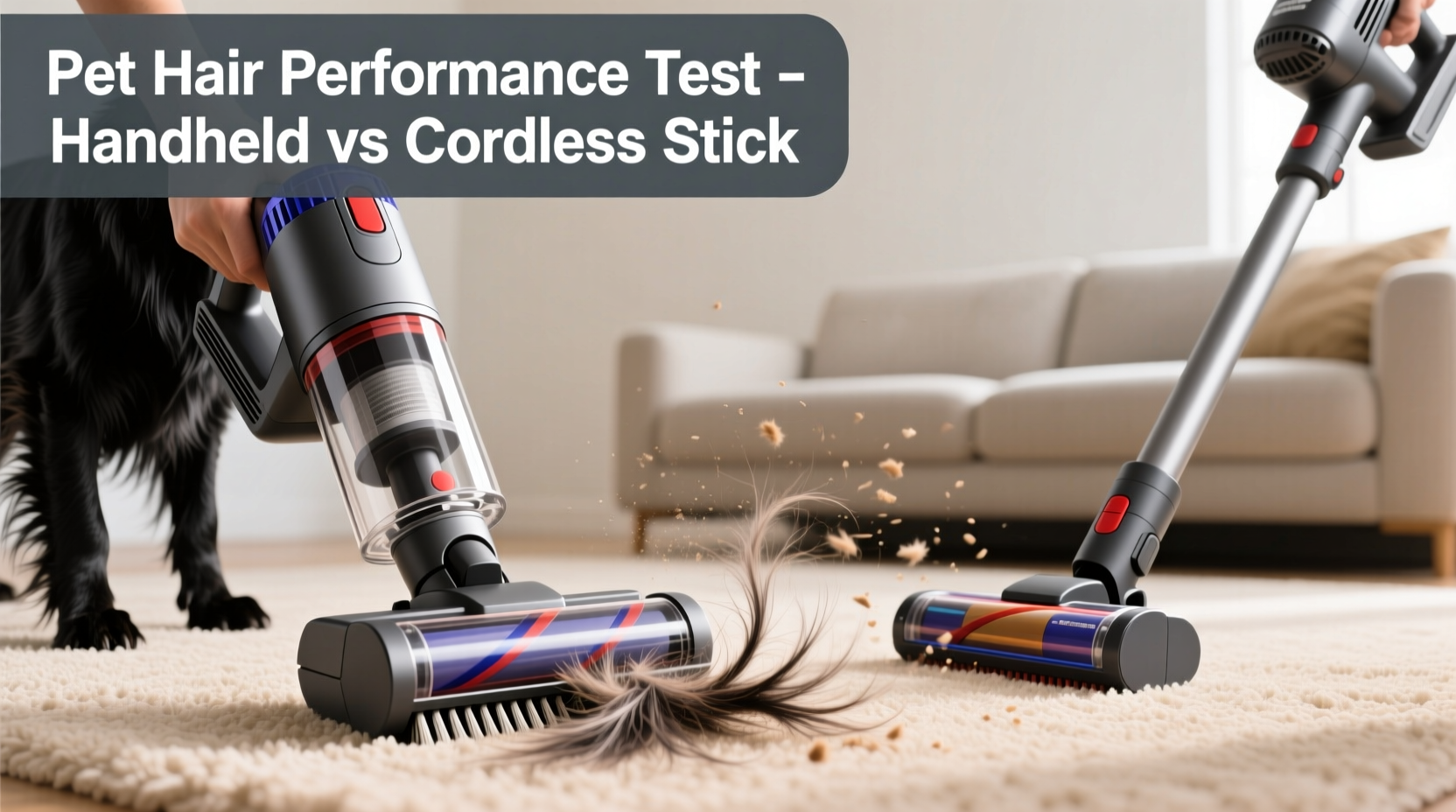 handheld vacuum vs cordless stick cleaner which one tackles pet hair better