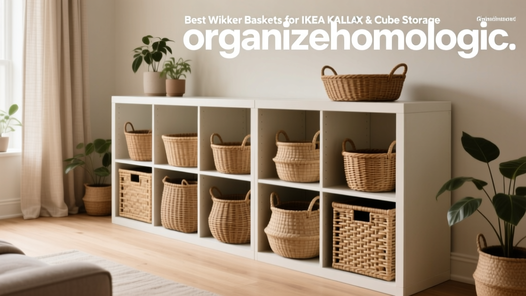 Best Wicker Baskets for IKEA KALLAX & Cube Storage