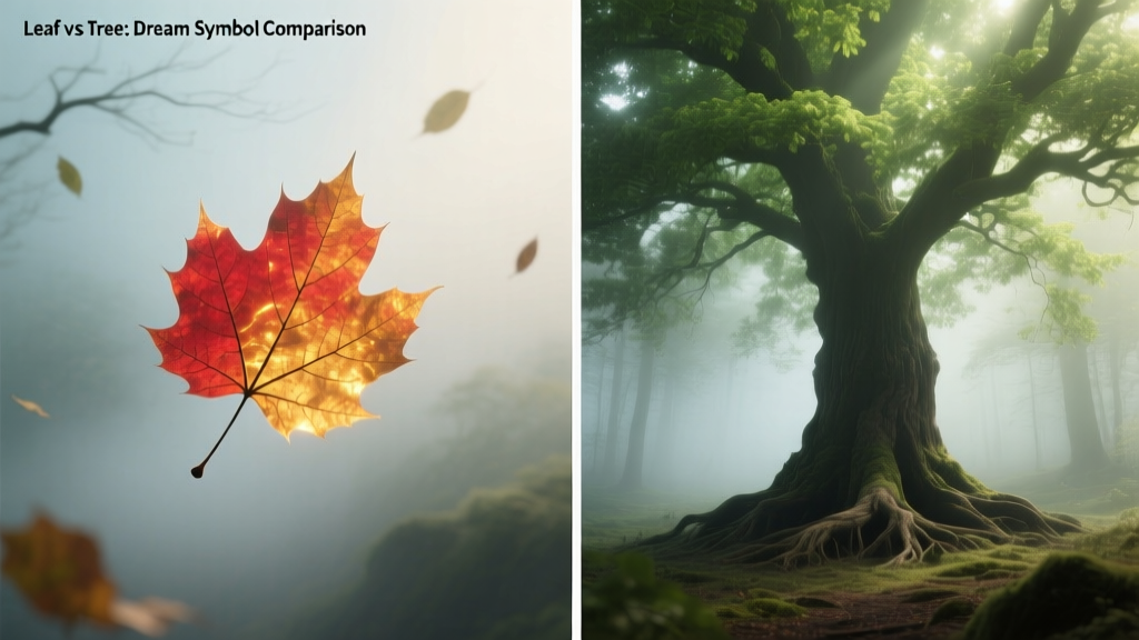 Leaf vs Tree: Dream Symbol Comparison