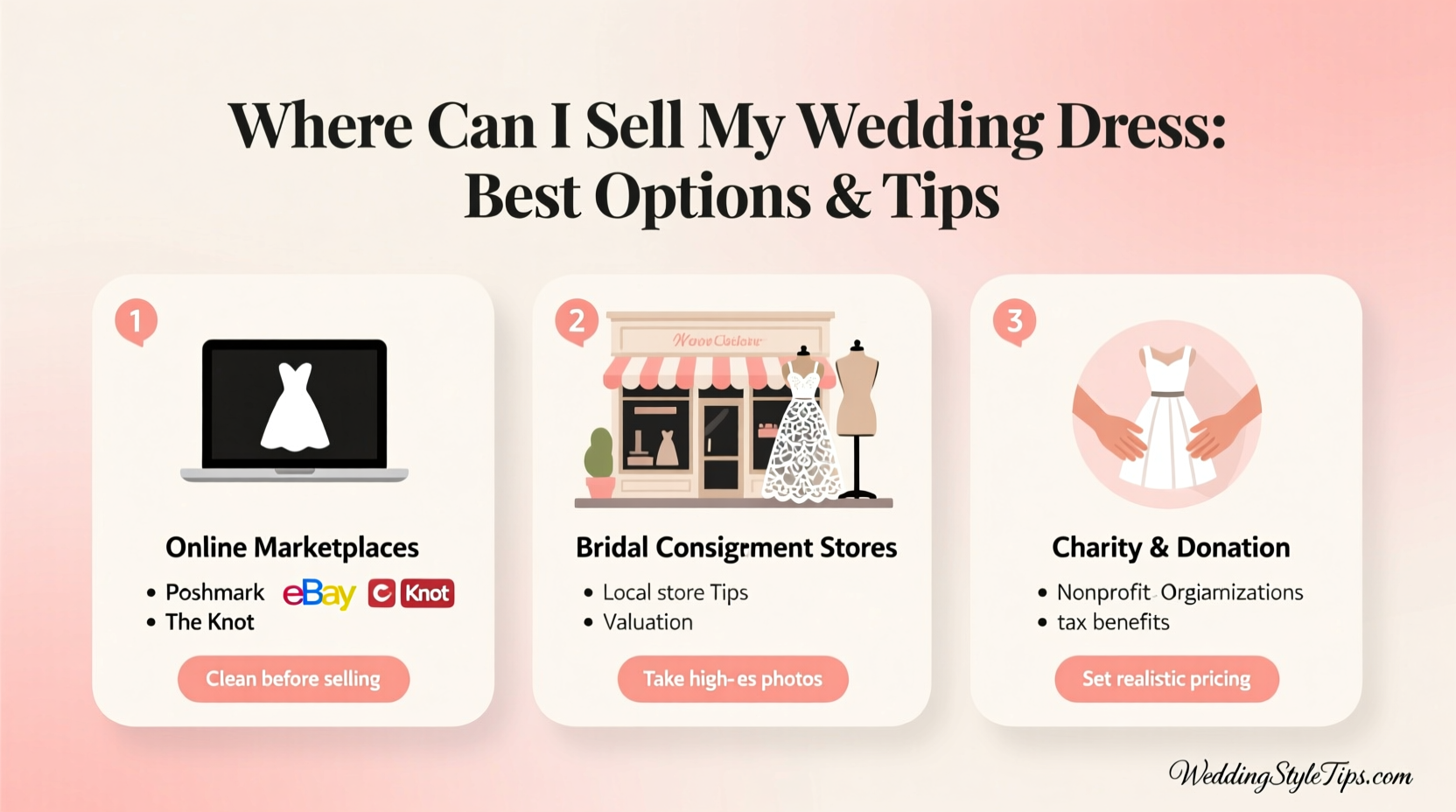 where can i sell my wedding dress