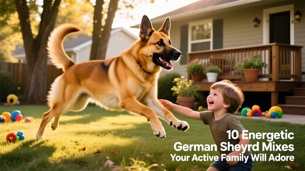 Sheprador with golden lab color