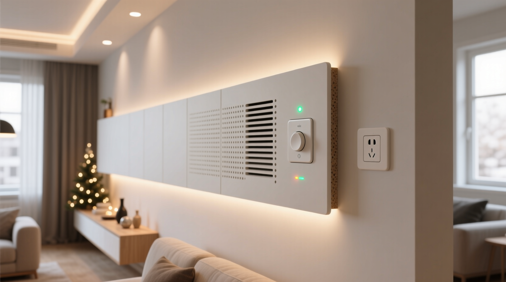 how to hide christmas light controllers indoors while maintaining easy access and ventilation