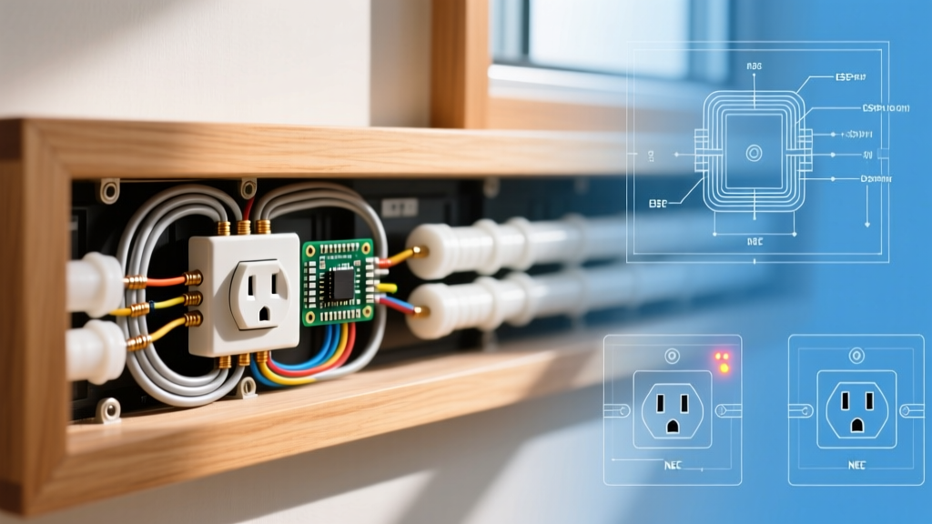 Testing an Electrical Outlet in Baseboard Heaters and Wood Trim